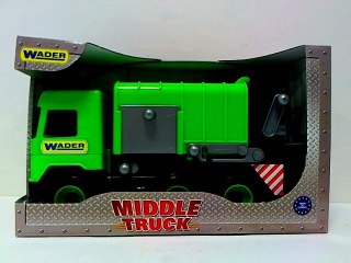 WADER.Middle truck śmieciarka zielona 32103 21038