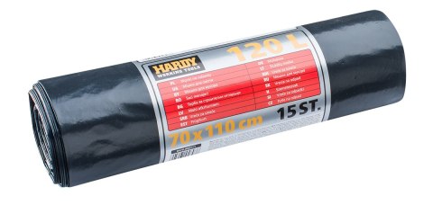 Worki na śmieci grube 120L 15 sztuk