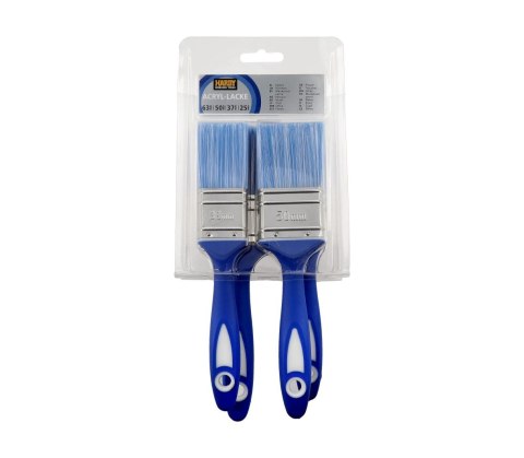 Zestaw malarski Hardy - Pędzel malarski 4szt. 25mm, 37mm, 50mm, 63mm