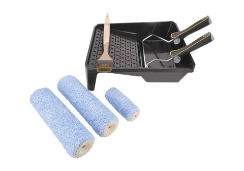 Zestaw malarski Hardy Select Micromix - Kuweta, Pędzel, 3x Wałek, 2 uchwyty