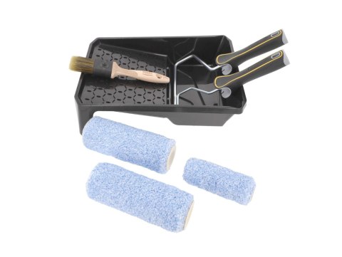 Zestaw malarski Hardy Select Micromix - Mała kuweta, Pędzel, 3 Wałki