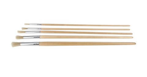 Zestaw malarski Pędzle malarskie precyzyjne okrągłe 5 sztuk 1,3,5,7,9