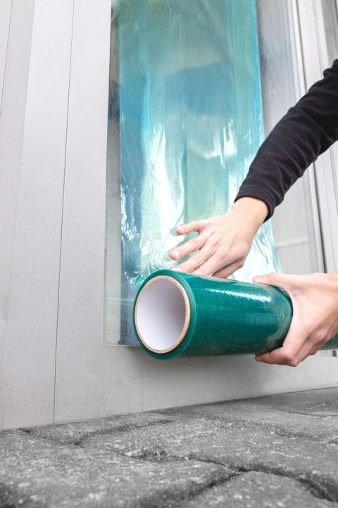 Scley Folia Okienna Samoprzylepna 25cmx50m - Ochrona 30dni, UV, Wodoodporna