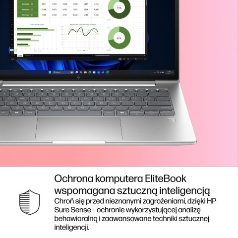 HP EliteBook 6 G1i Ultra 5 225U 14.0"WUXGA IPS 400nits Eye Ease AG 24GB DDR5 5600 SSD512 Arc Cam 5Mpx 56Wh W11Pro Pike silver al