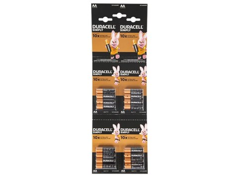 82-623# Bateria alkaliczna aa 1.5 duracell 16szt