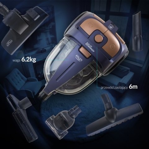 AD 7076 Odkurzacz cyklonowy 3,5 l | filtr hepa 13 | 5 końcówek w zestawie