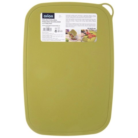 Deska do Krojenia Elastyczna ORION ELA 33,5 x 23cm Zielona Mata do Zmywarki