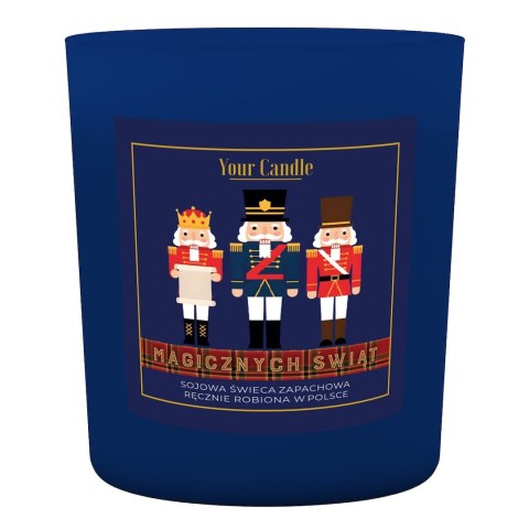 ŚWIECA SOJOWA ZAPACHOWA MAGICZNYCH ŚWIĄT 180 ml - YOUR CANDLE (PRODUKT SEZONOWY)