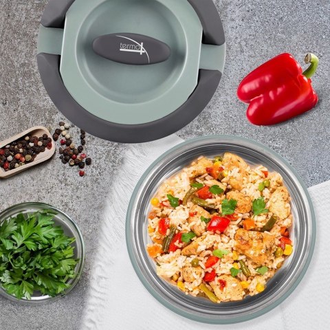 Termos Obiadowy TERMO Szczelny 620 ml ORION Zielony Mały Idealny na Porcję Zupy