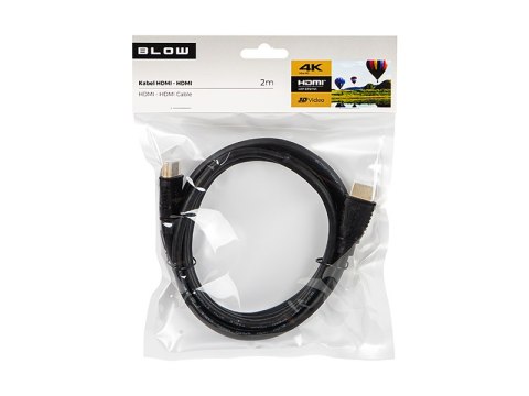 92-218# Przyłącze hdmi-hdmi 4k 2m zawieszka