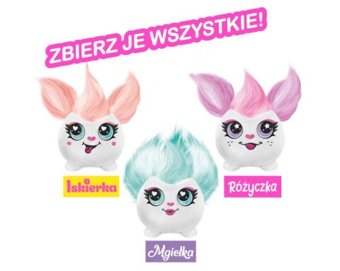 Maskotka projekt plusz fryzurki - zestaw z ręcznym aerografem różyczka