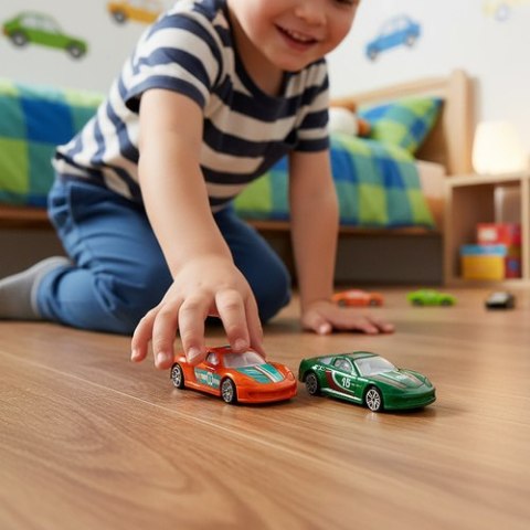 Autka kolorowe/resoraki 1:64- 16szt. 26319