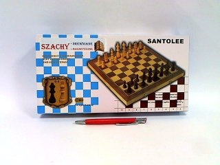 Szachy drewniane Królewskie 29x29cm JYWK 377 14140