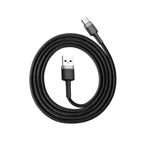 BASEUS KABEL USB DO USB-C CAFULE 3A 1M SZARO-CZARN
