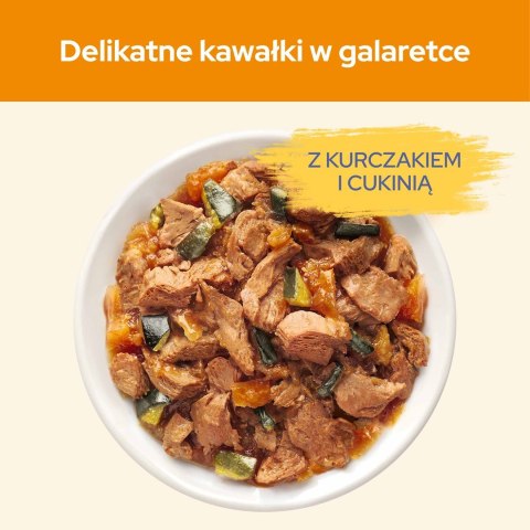 PURINA Cat Chow Kurczak, cukinia - mokra karma dla kota - 10x85 g