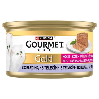 PURINA GOURMET GOLD KITTEN  - Mus z cielęciną 85g
