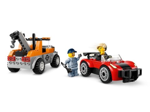LEGO City 60435 Samochód pomocy drogowej i naprawa sportowego auta
