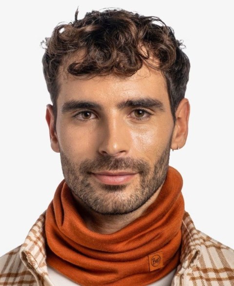 Bandana BUFF MERINO HEAVYWEIGHT NECK WARMER SOLID CINNAMON
