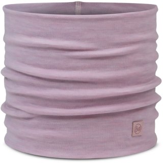 Bandana BUFF MERINO HEAVYWEIGHT NECK WARMER SOLID LILAC SAND