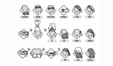 Bandana BUFF MERINO LIGHTWEIGHT SOLID SOLID NIGHT BLUE