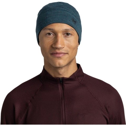 Czapka BUFF MERINO MIDWEIGHT BEANIE MELANGE TOURMALINE