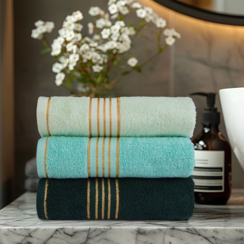 Ręcznik D Bawełna 100% Tiwano Jasny Turkus (P) 30x50+50x90+70x140 kpl.