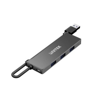 UNITEK HUB USB-A 4X USB-A 5 GBPS, CZARNY
