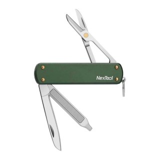 Nóż wielofunkcyjny NexTool Mini Pocket Knife NE0143 4w1 zielony