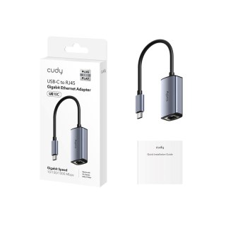CUDY UE10C Adapter USB-C to Ethernet
