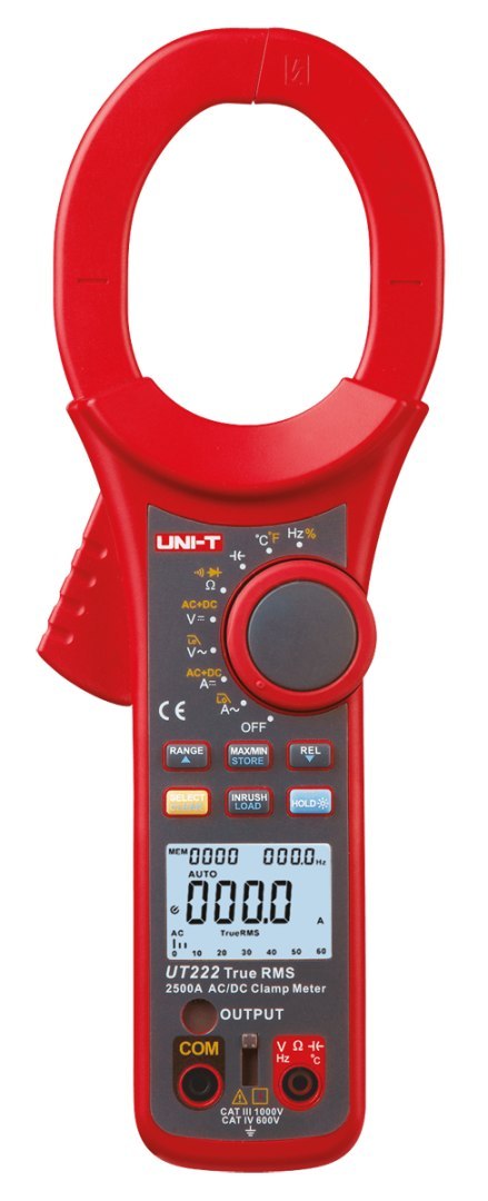 MIE0182 Miernik cęgowy 2500A AC/DC model UT222