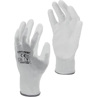 L230110W Rękawice powlekane poliuretanem [L230110P] ,12 par, "10", CE, LahtiPro