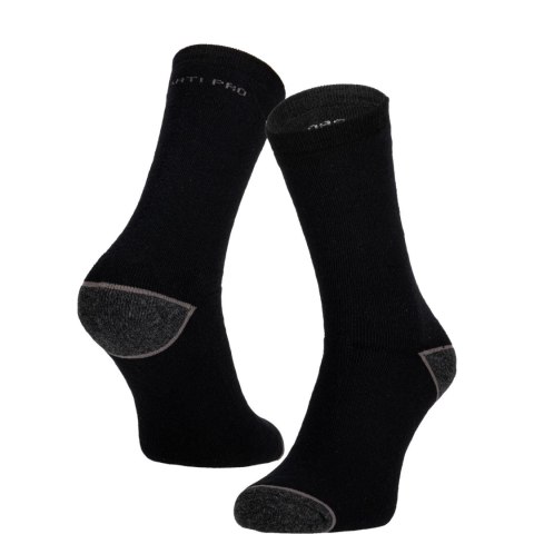 L3090239 Skarpety średniej grubości czarno-szare rozmiar 39-42 3 pary