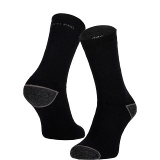 L3090243 Skarpety średniej grubości, czarno-szare, rozmiar 43-46, 3 pary