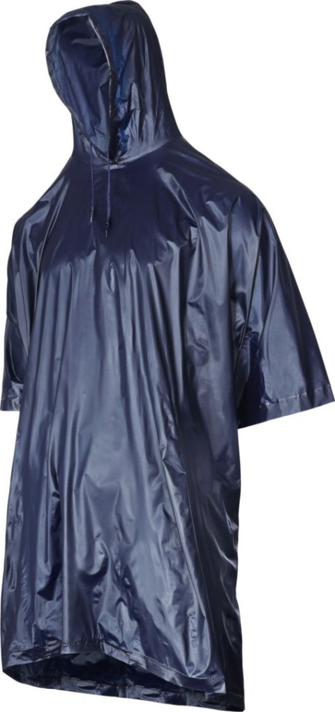 LPPP12U Peleryna przeciwdeszczowa z kapturem typu "ponczo", M-XL, niebieska