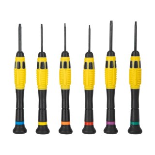 10225 Wkrętaki zegarmistrzowskie Torx Ni-Cr-Mo zestaw 6 elementów, Proline