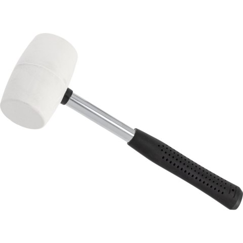 Młotek gumowy blacharski 225g fi=40mm, biały, ręk. metal-gum