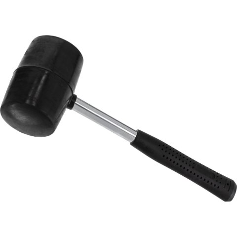 Młotek gumowy (pobijak) 680g, fi-65mm, ręk. metal - guma