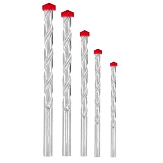 Wiertła do betonu kpl. szt.5 (4-10mm) w etui