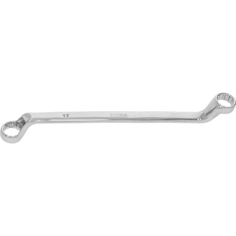 Klucz oczkowy odgięty 16*17, cv