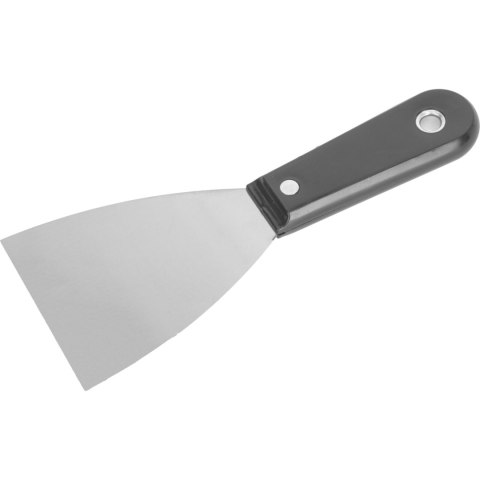 Szpachelka 100mm, polerowana, ręk. plastikowa