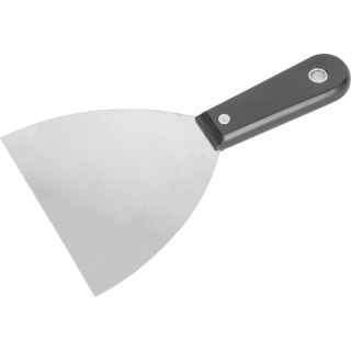 Szpachelka 125mm, polerowana, ręk. plastikowa