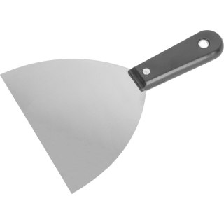 Szpachelka 150mm, polerowana, ręk. plastikowa