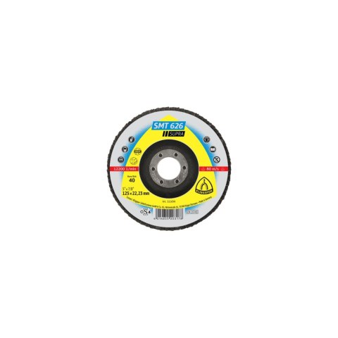 Ściernica listk.talerz.wyp.smt626 fi=125 gr.40 szt.1(45844)