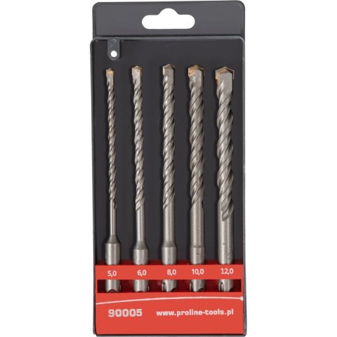 Wiertła do betonu sds plus szt.5(5,6,8,10,12*160) proline