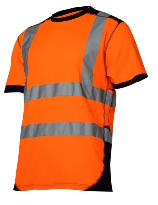 Koszulka t-shirt ostrzegawcza, pom.-czarna, "s", ce, lahti