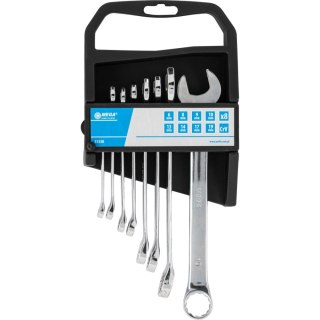 Klucze oczkowo-płaskie szt.8 (6-19mm), cv