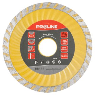 Tarcza diam. super turbo (mat.bud) 115*2.2*7.2*22.2 proline