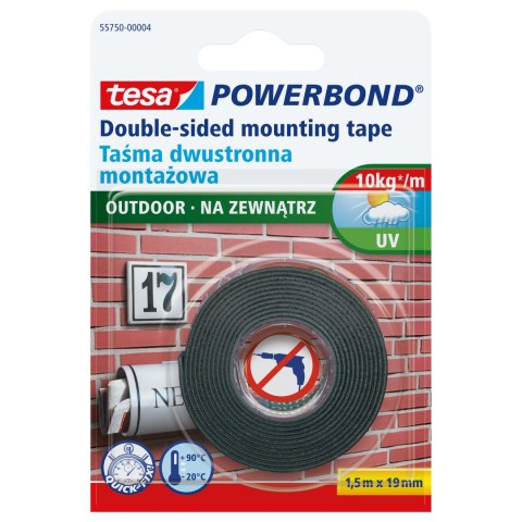 Taśma montaż.powerbond zew.1.5m:19mm(do1kg/10cm)(h6675104)