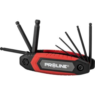 Klucze imbusowe z kulką i skuwką, 1.5-8.0 mm 8 szt. proline