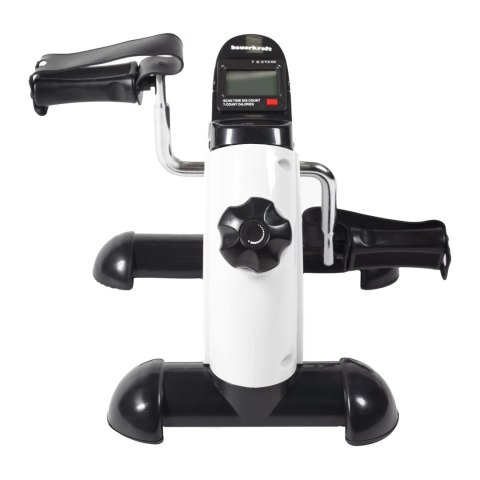 Kompaktowy rower treningowy rotor do ćwiczen rowerek rehabilitacyjny 2w1 biały